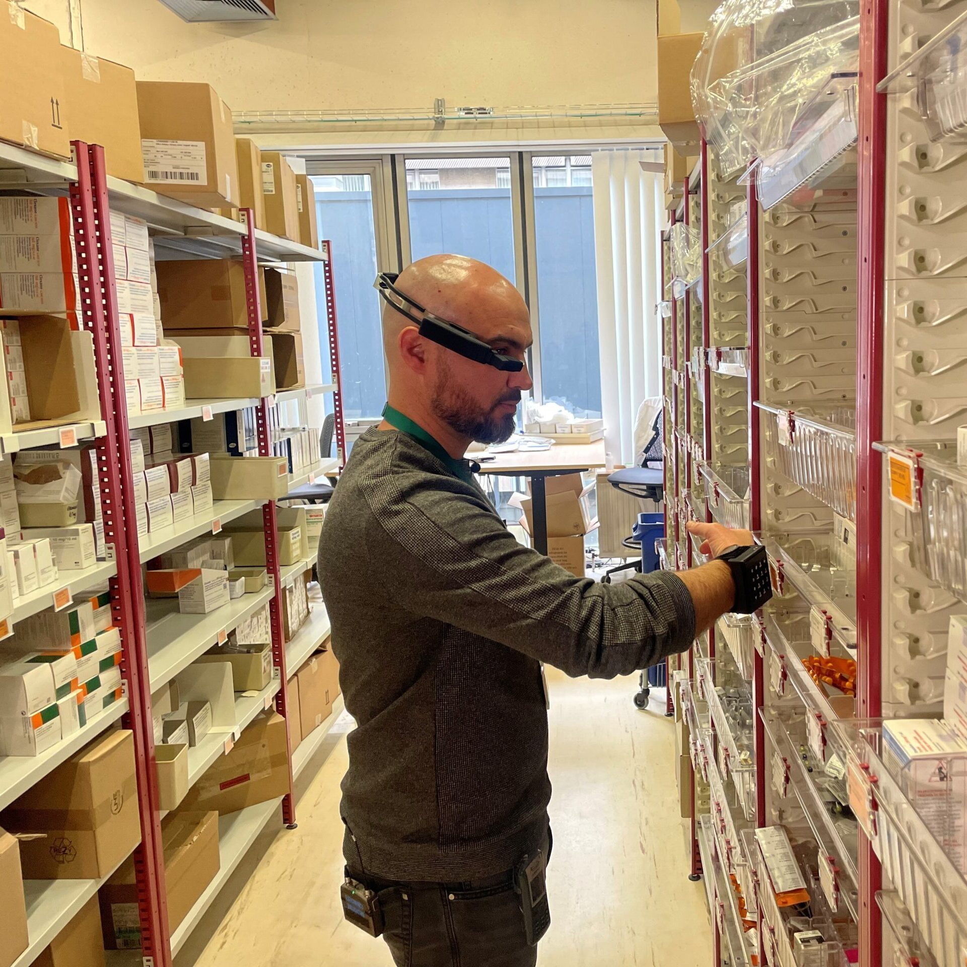 A pharmacist with Get Your Way solution